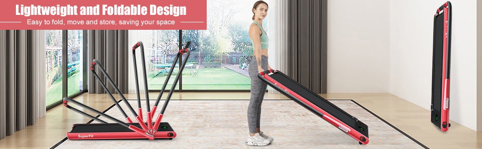 SuperFit foldable treadmill
