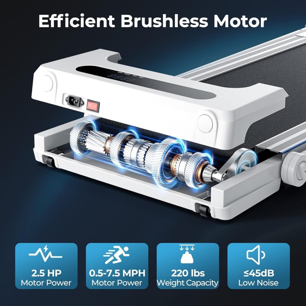 SuperFit treadmill motor housing close up