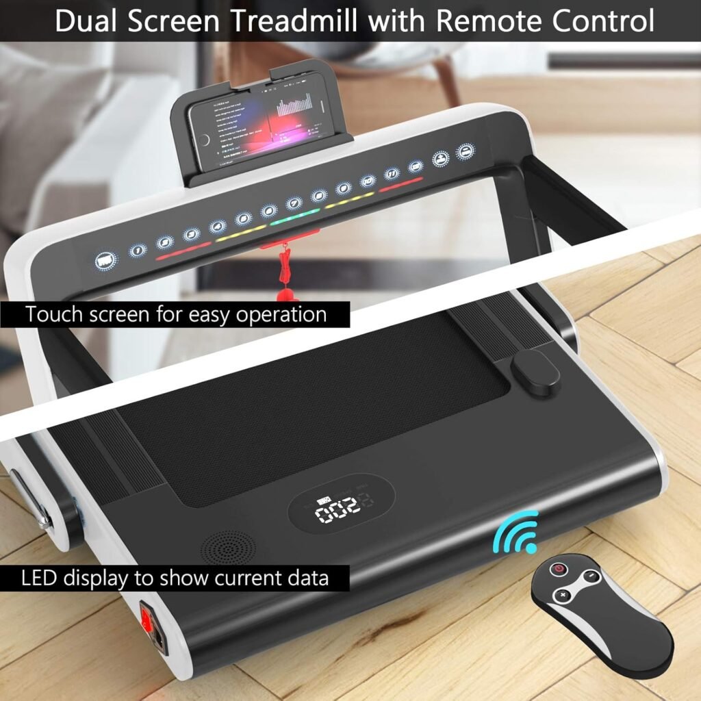 SuperFit treadmill with LED display close view