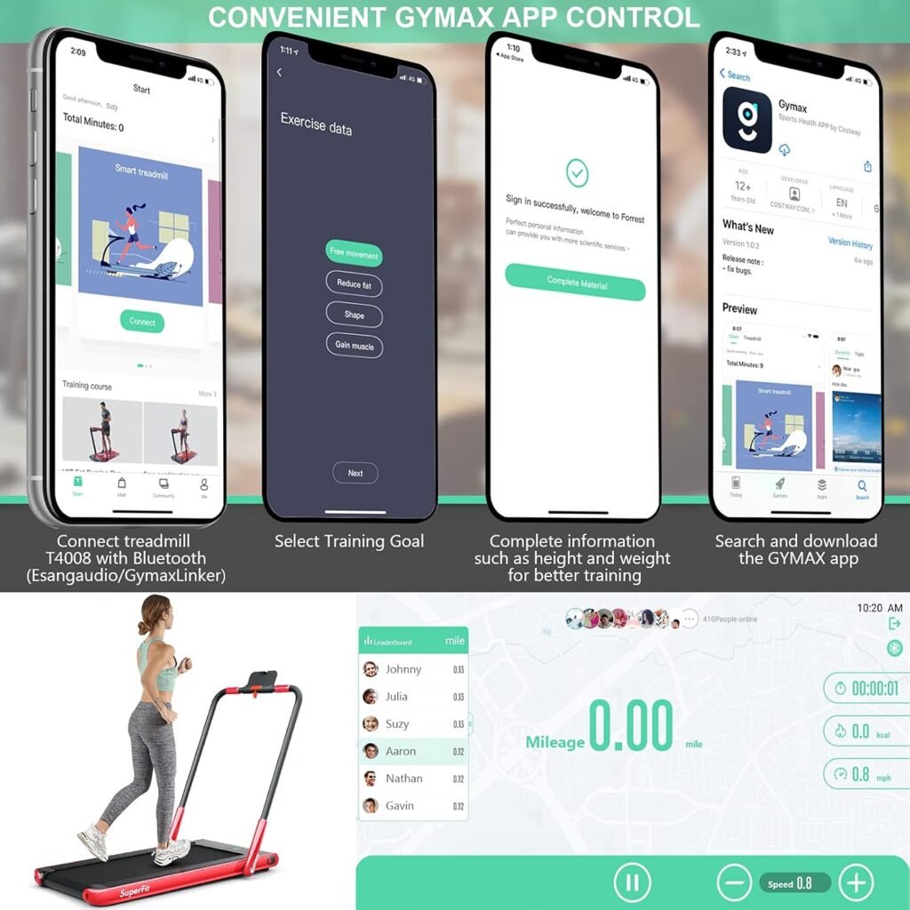 SuperFit treadmill walking pad