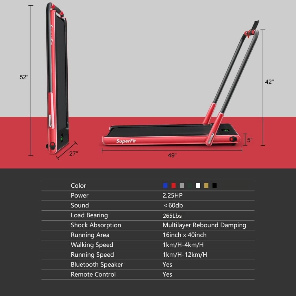 SuperFit walking pad compact office use