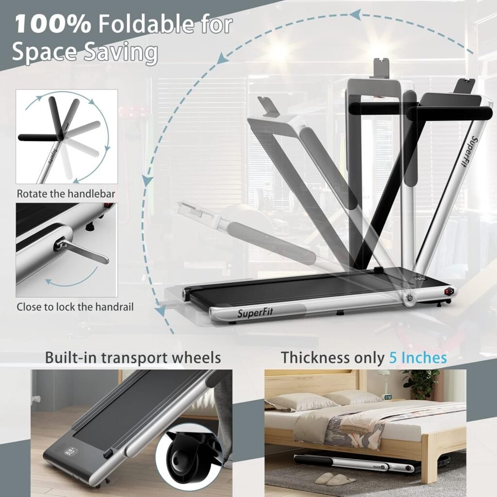 SuperFit walking pad compact office use