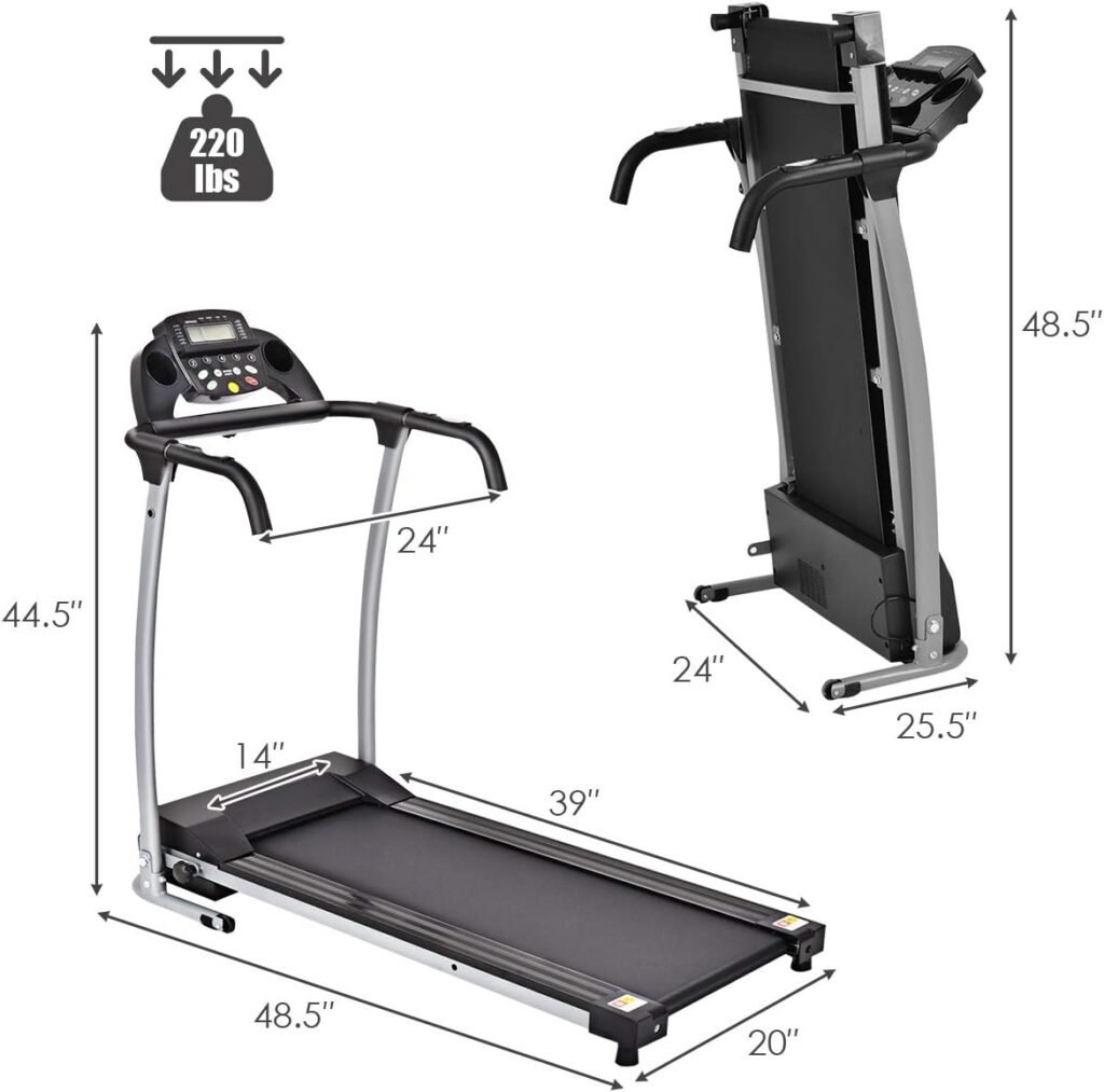 SuperFit compact treadmill 220lbs